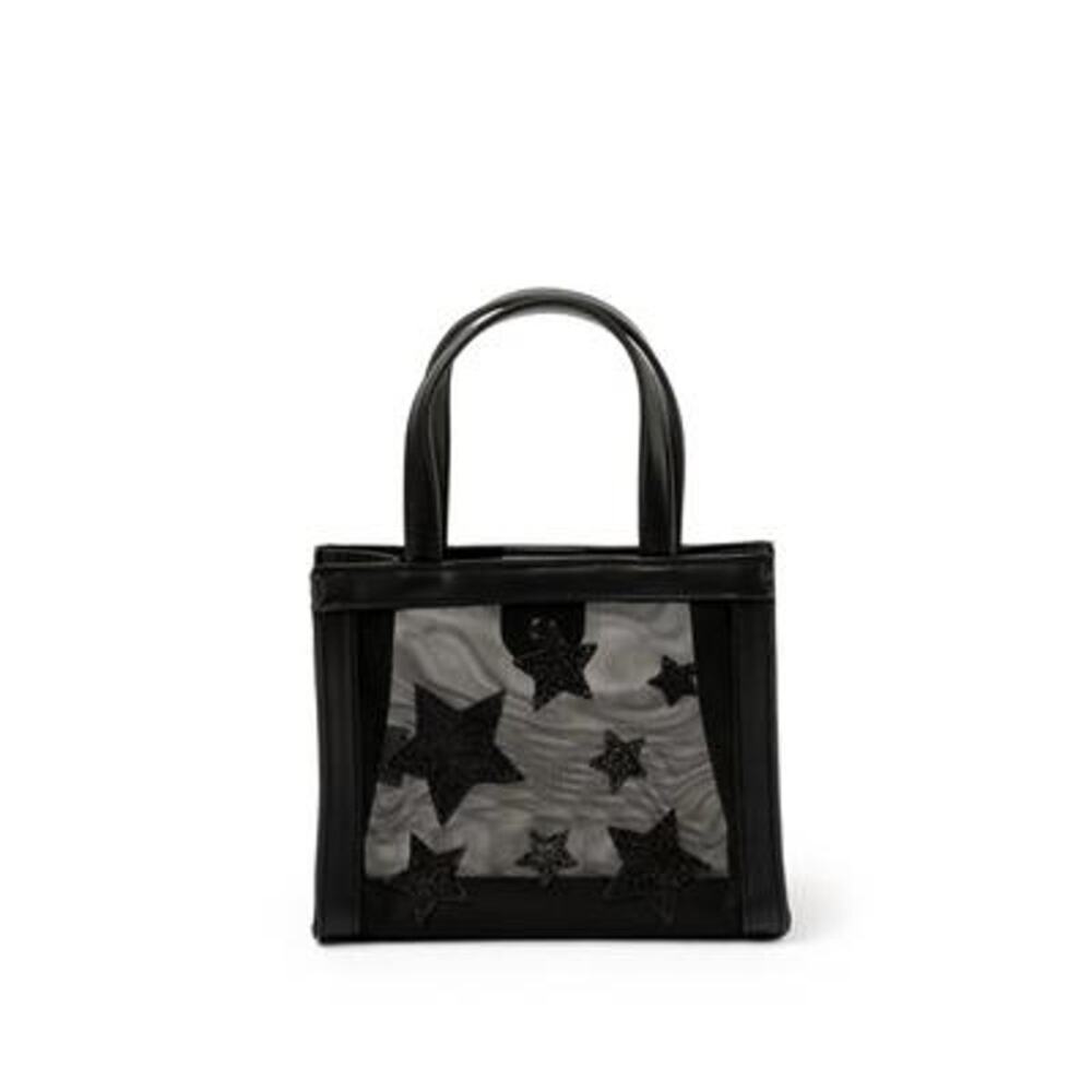 Skinnydip London Women's Mesh Celestial Glitter Mini Tote - Black
